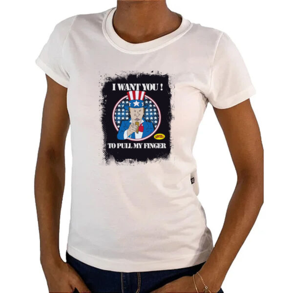 Camiseta Baby Look Beavis I Want You - Imagem 4