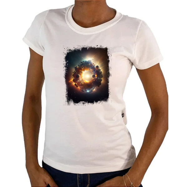 Camiseta Baby Look Big Bang Universo 2 - Imagem 4