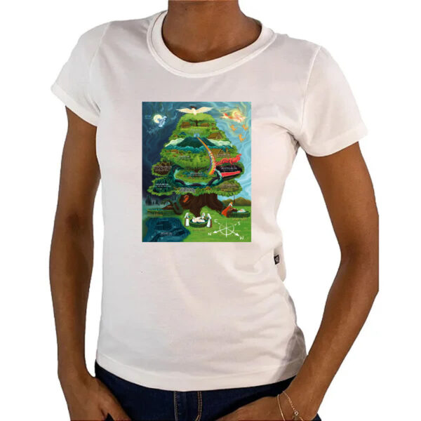 Camiseta Baby Look Yggdrasil arvore vida Mitologia Nordica - Imagem 4