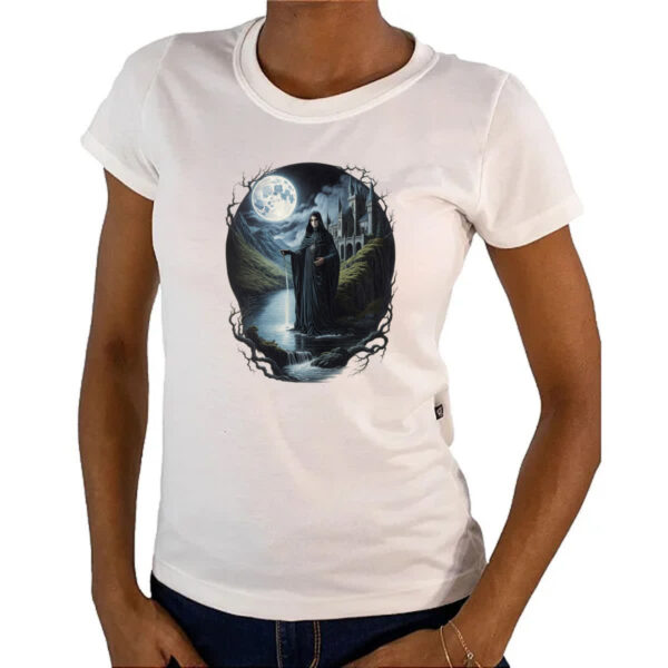Camiseta Baby Look Halloween Banshee - Imagem 4
