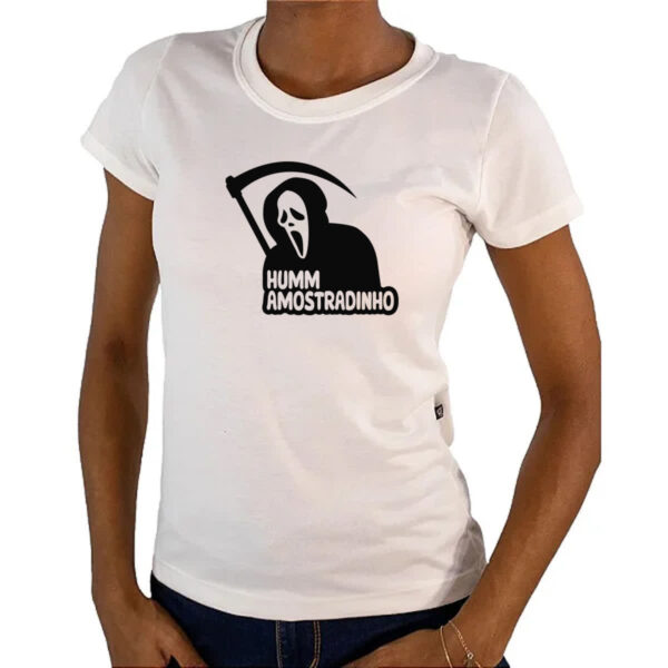 Camiseta Baby Look Humm amostradinho - Imagem 4