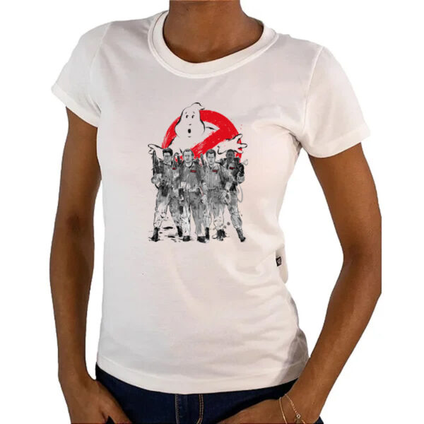 Camiseta Baby Look Caca Fantasmas Ghostbusters Team - Imagem 4