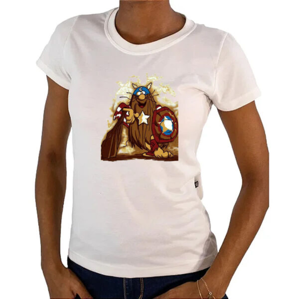 Camiseta Baby Look Capitao Cavermerica - Imagem 4