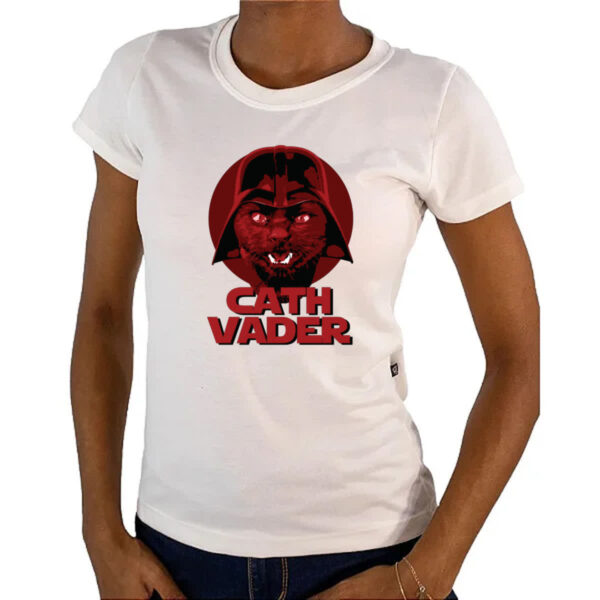 Camiseta Baby Look Cath Vader - Imagem 4