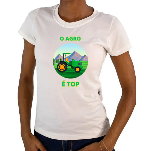 Camiseta Baby Look Agro e top - Imagem 4