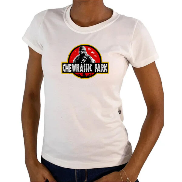 Camiseta Baby Look Chewrassic Park - Imagem 4