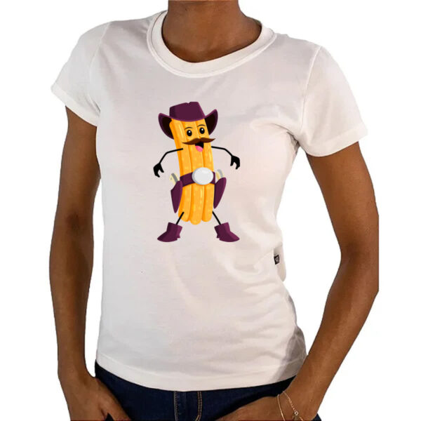 Camiseta Baby Look Churros cowboy - Imagem 4