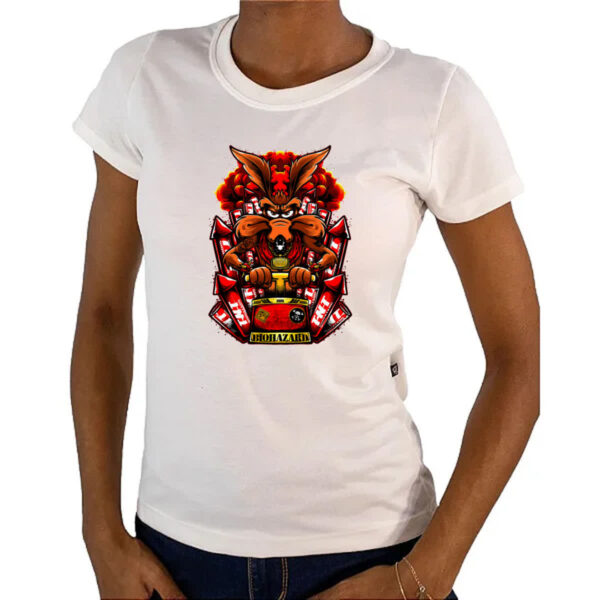 Camiseta Baby Look Coyote Biohazard - Imagem 4