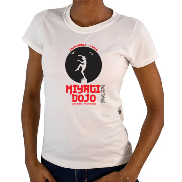 Camiseta Baby Look Daniel Miayagi Dojo - Imagem 4