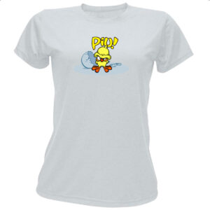 Camiseta Baby Look E o pintinho piu