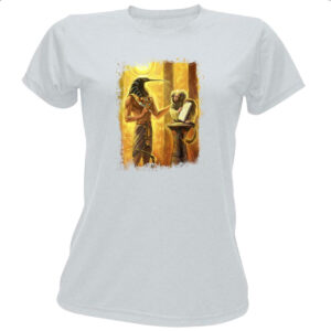 Camiseta Baby Look Egito Maat e escriba