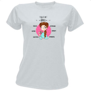 Camiseta Baby Look Ela e de Aries