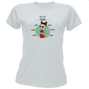 Camiseta Baby Look Ela e de Touro