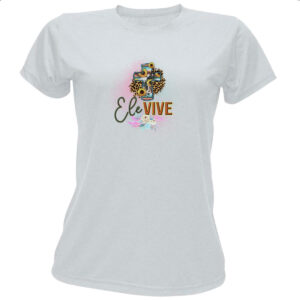 Camiseta Baby Look Ele vive