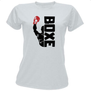 Camiseta Baby Look Esporte boxe luva
