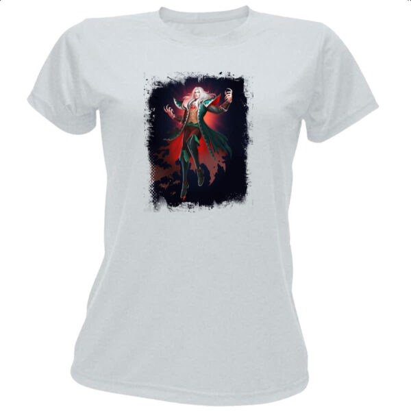 Camiseta Baby Look Empires and Puzzles Heroi Alucard