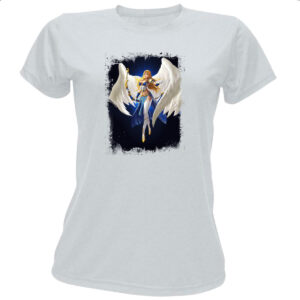 Camiseta Baby Look Empires and Puzzles Heroi Atena