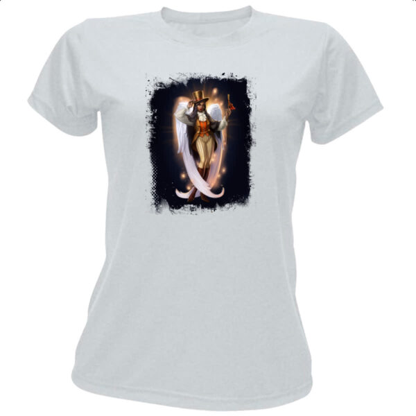 Camiseta Baby Look Empires and Puzzles Heroi Diretora Zuri