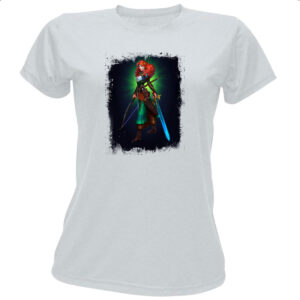 Camiseta Baby Look Empires and Puzzles Heroi Evelyn