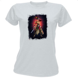 Camiseta Baby Look Empires and Puzzles Heroi Marjana Traje