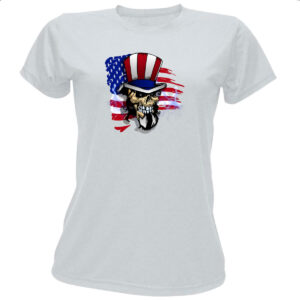 Camiseta Baby Look American Skull