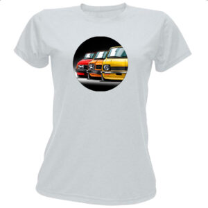 Camiseta Baby Look Evolucao Chevette