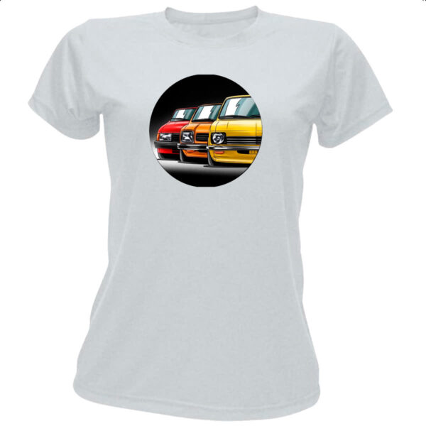 Camiseta Baby Look Evolucao Chevette