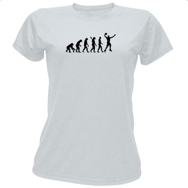 Camiseta Baby Look Evolucao basquete