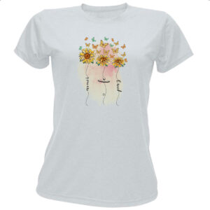 Camiseta Baby Look Amor fe e paz