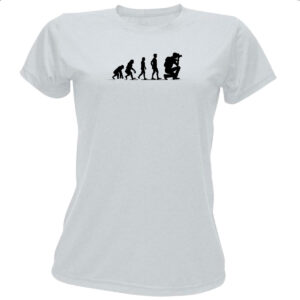 Camiseta Baby Look Evolucao fotogrago