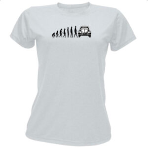 Camiseta Baby Look Evolucao fusca