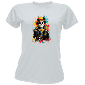 Camiseta Baby Look Jack Skeleton Londres Street
