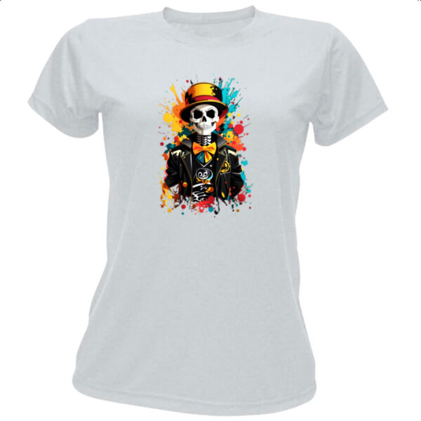 Camiseta Baby Look Jack Skeleton Londres Street