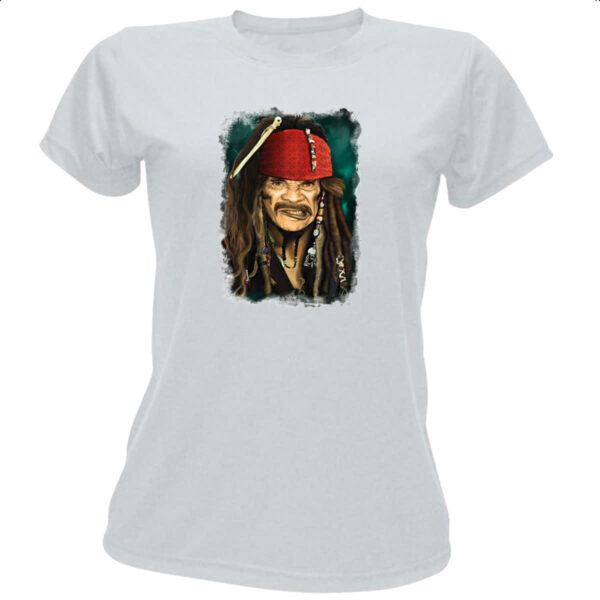 Camiseta Baby Look Jack Sparrow Madruga