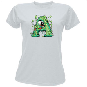 Camiseta Baby Look Zumbi Alfabeto Letra A
