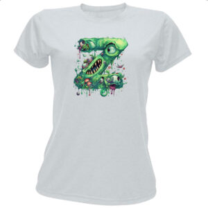 Camiseta Baby Look Zumbi Alfabeto Letra Z