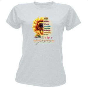 Camiseta Baby Look Fe poder invisivel