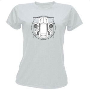 Camiseta Baby Look Fusca Vitruviano Da Vinci