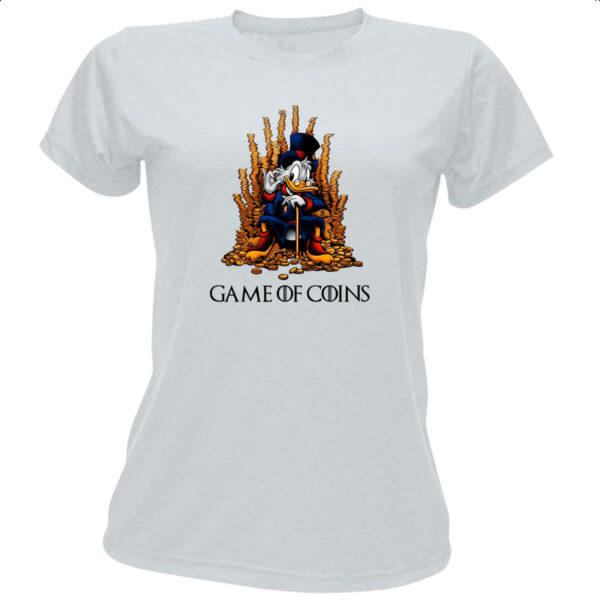 Camiseta Baby Look Game of coins
