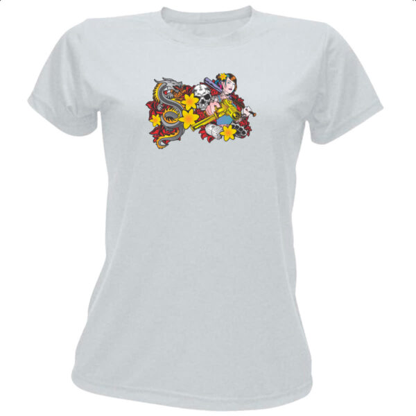 Camiseta Baby Look Gangster Girl