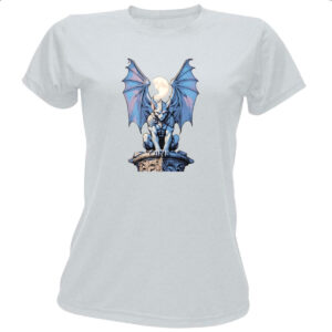 Camiseta Baby Look Gargula azulzinho