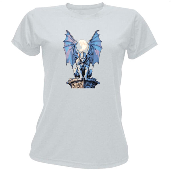Camiseta Baby Look Gargula azulzinho