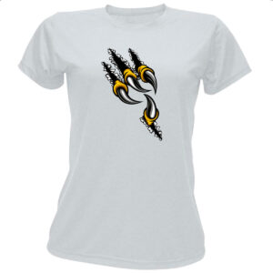 Camiseta Baby Look Garras de aguia rasgando