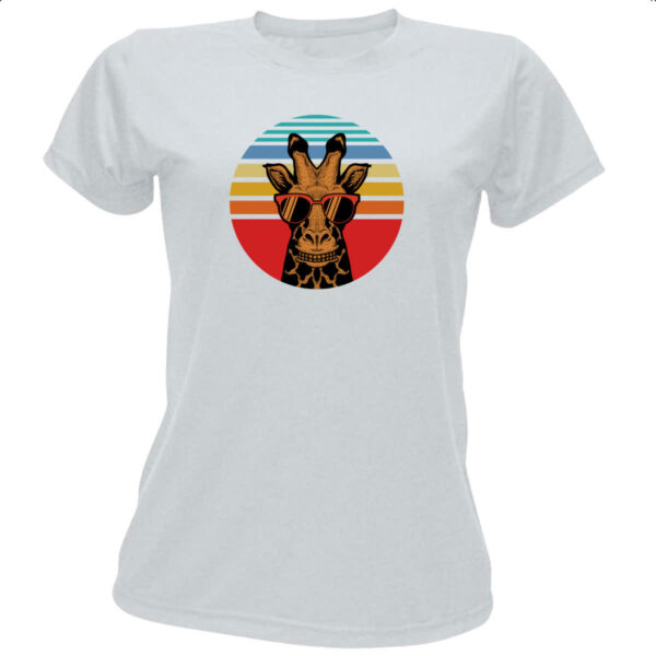 Camiseta Baby Look Girafa ray ban sunset