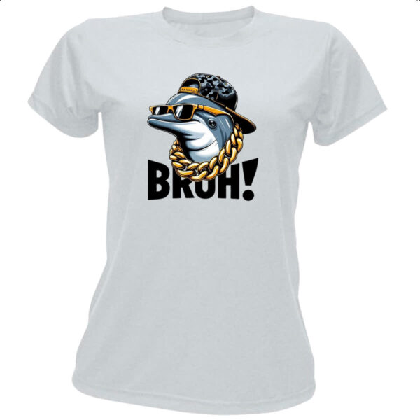 Camiseta Baby Look Golfinho MC