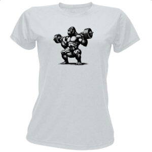 Camiseta Baby Look Gorila maromba