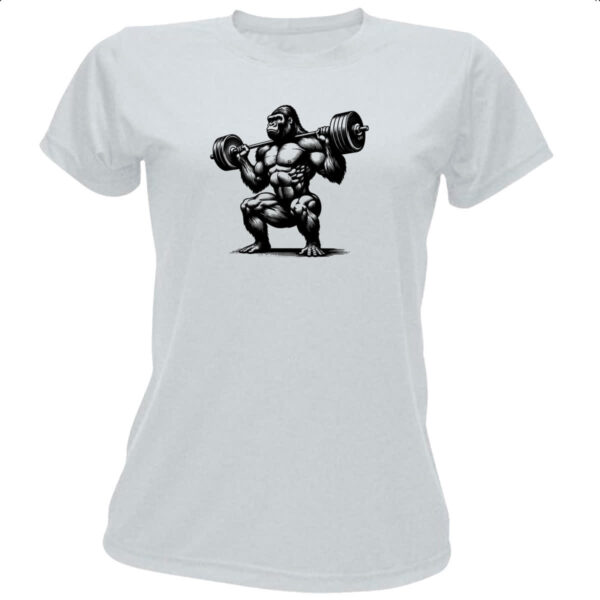 Camiseta Baby Look Gorila maromba