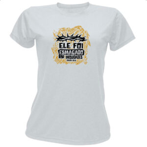 Camiseta Baby Look Gospel Isaias 53.5