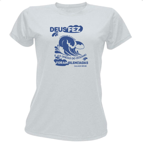 Camiseta Baby Look Gospel Salmos 107.29