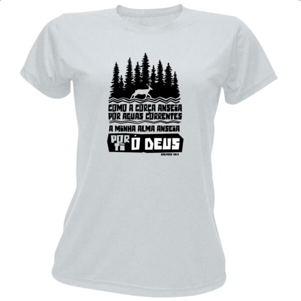 Camiseta Baby Look Gospel Salmos 42.1